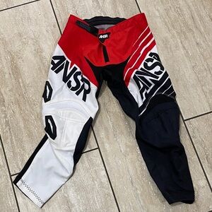NSR Red and Black Kids Racing Pants
